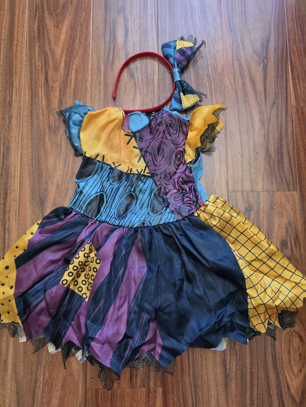 Nightmare before Christmas sally Toddler costume 2T - Picture 2 of 6